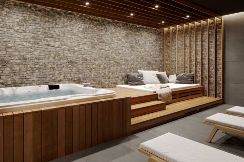 wellness v apartmánovém domě